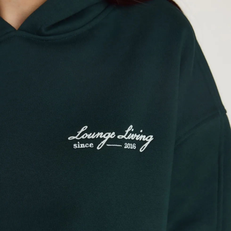 Lounge Living Hoodie - Forest Green