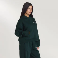Lounge Living Hoodie - Forest Green