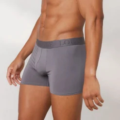 Men's Luxe Boxers (3 Pack) - Charcoal
