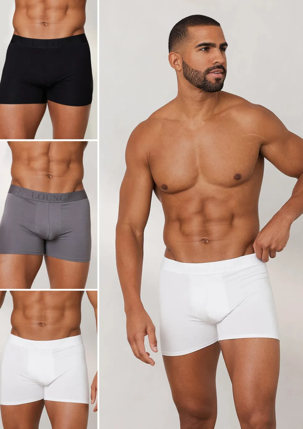 Men's Luxe Boxers (3 Pack) - Multipack