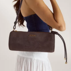 Miffy Barrel Shoulder Bag - Chocolate