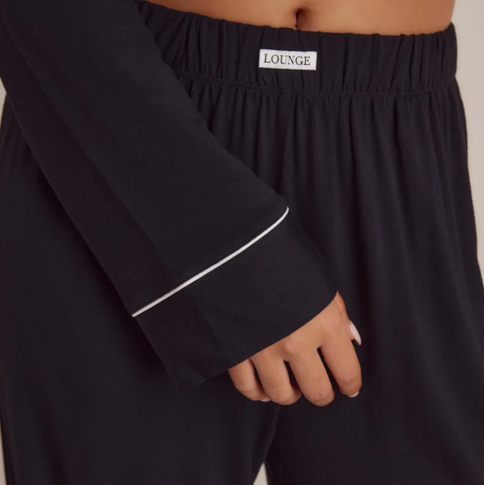 Modal Pajama Pants - Black