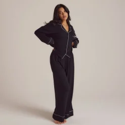 Modal Pajama Pants - Black