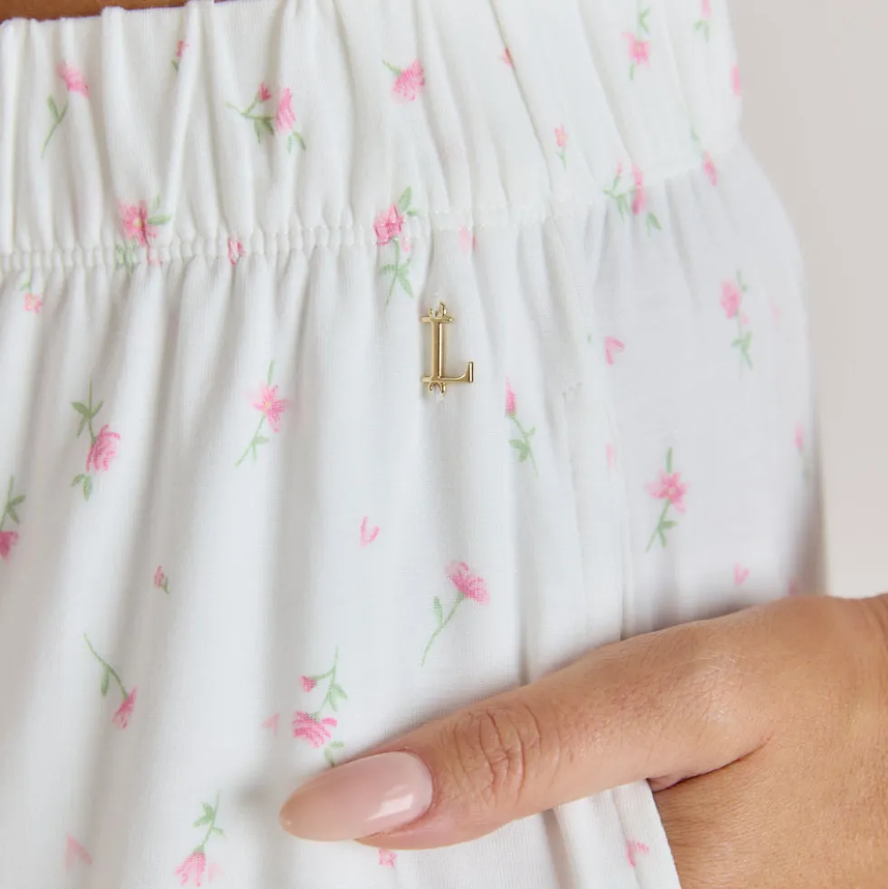 Modal Pajama Pants - Floral Print
