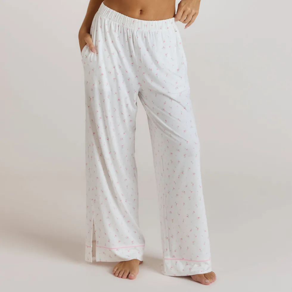 Modal Pajama Pants - Floral Print