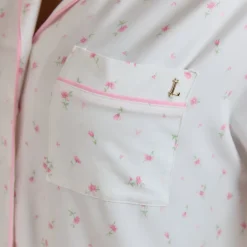 Modal Pajama Shirt - Floral Print