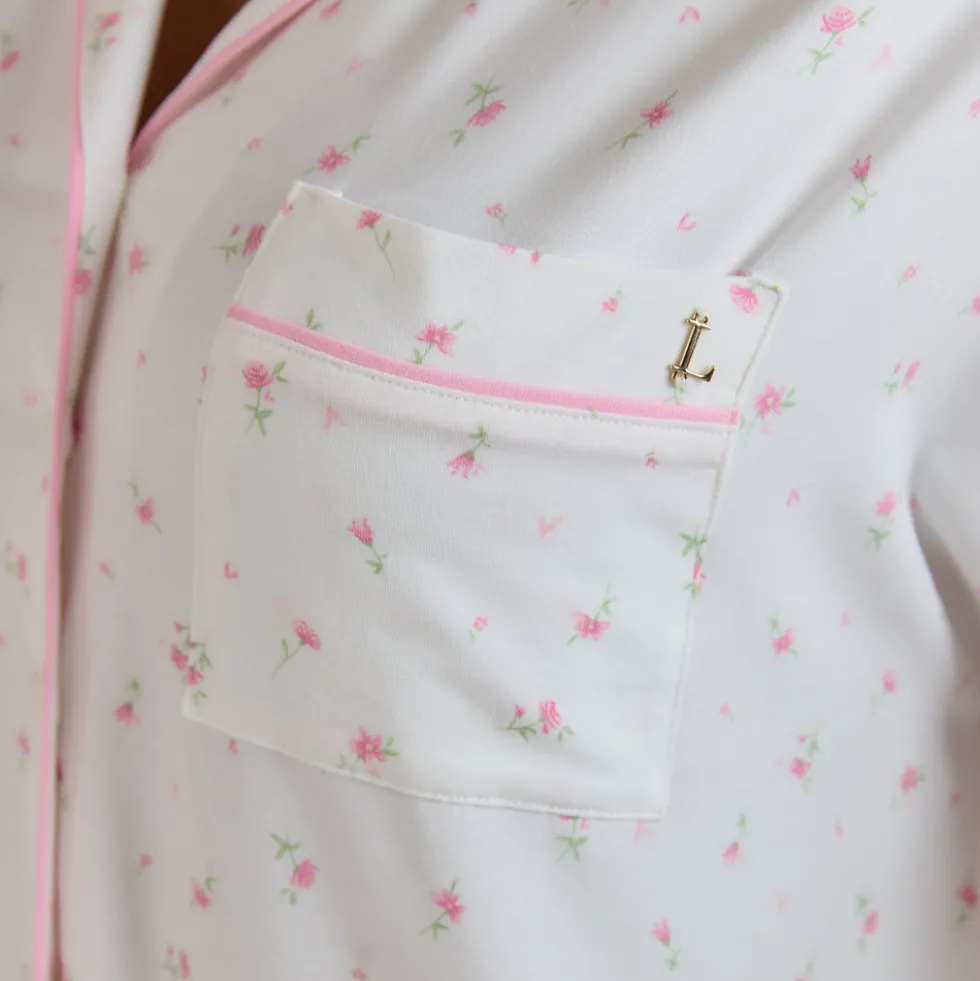Modal Pajama Shirt - Floral Print