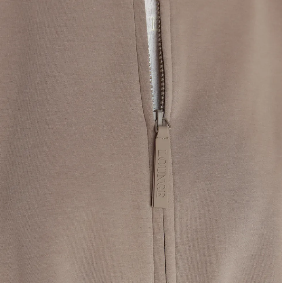 Neoprene Bomber Jacket - Taupe