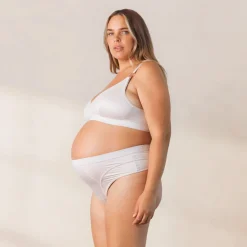 Nurture Nursing Bra & Thong/Briefs Set - Cream