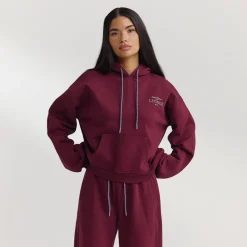 Oversized Hoodie - Cherry Lacquer