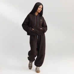 Oversized Hoodie - Dark Chocolate
