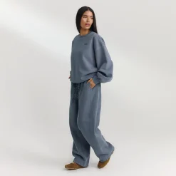 Oversized Sweater - Washed Blue