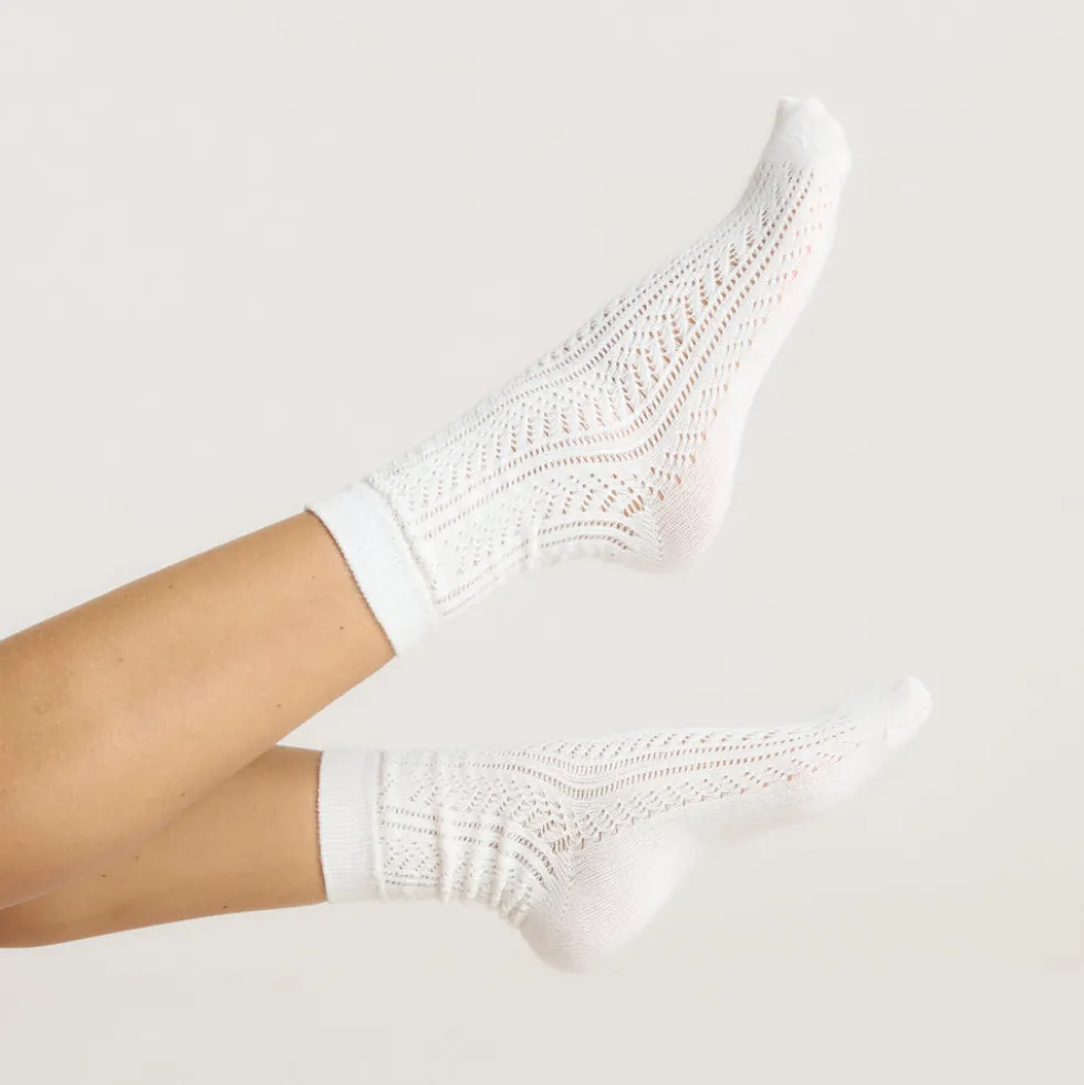 Pointelle Socks (3-Pack) - Multi