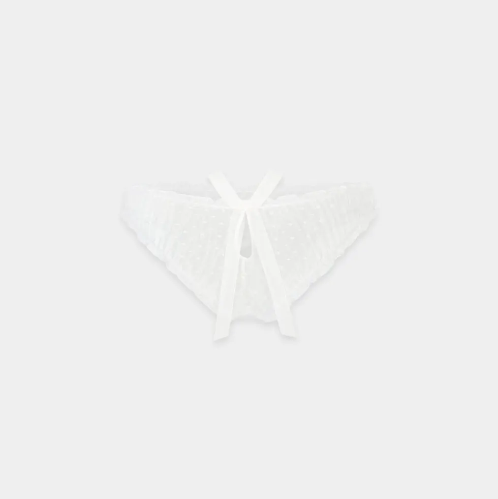 Polka Dot Brazilian Briefs - White