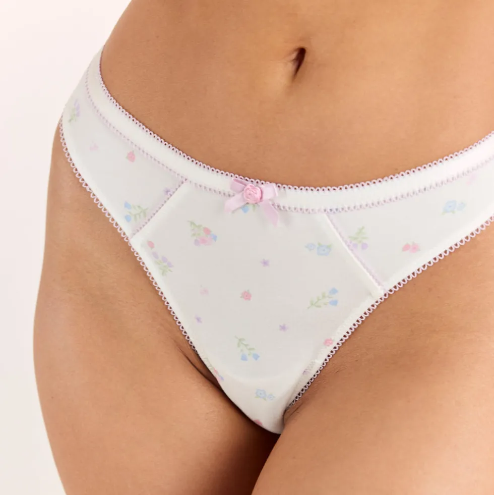 Rosie Thong - White Floral