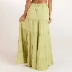 Ruched Bralette (Set) - Washed Lime