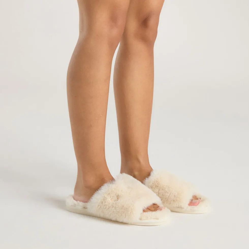 Scarlett Slippers - Cream