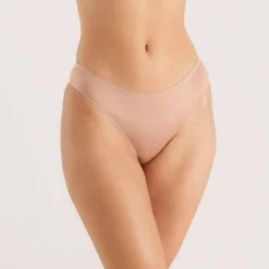 Seamless Bonded Brazilian Briefs (3-Pack) - Honey