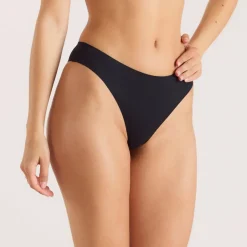 Seamless Bonded Brazilian Briefs (3-Pack) - Black