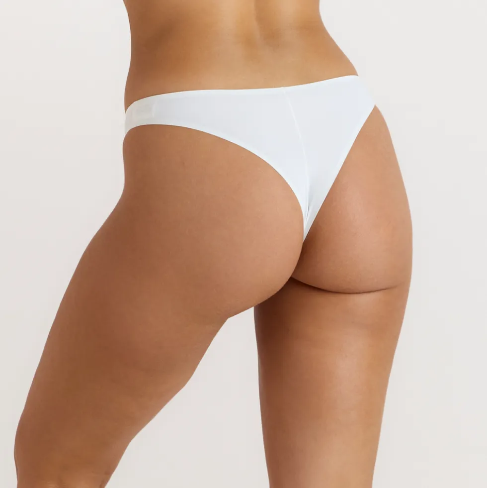 Seamless Brazilian Briefs - White