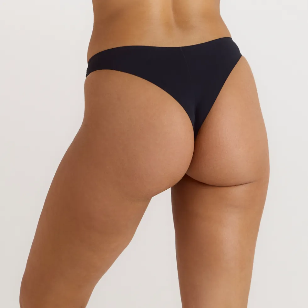 Seamless Brazilian Briefs - Black