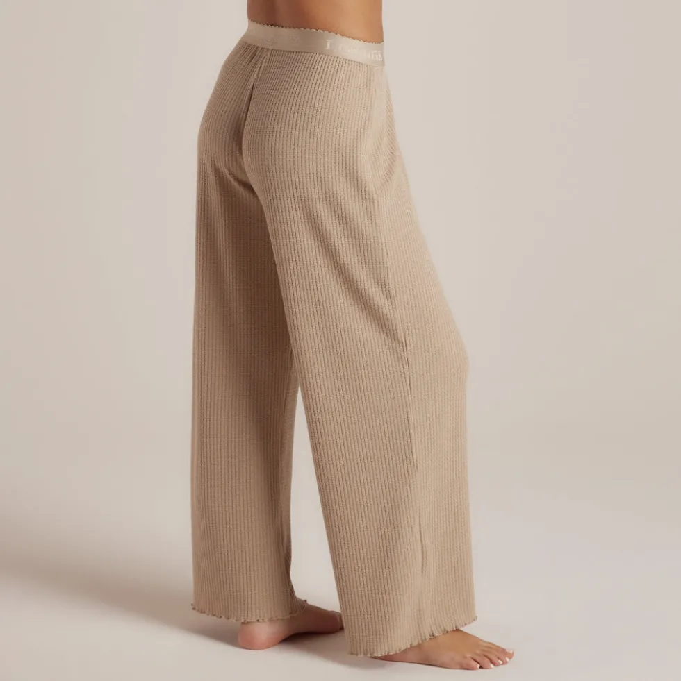 Soft Waffle Pajama Pants - Mink
