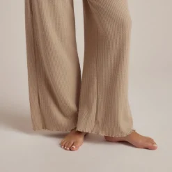 Soft Waffle Pajama Pants - Mink