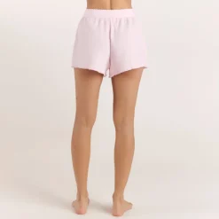 Soft Waffle Pajama Shorts - Pink