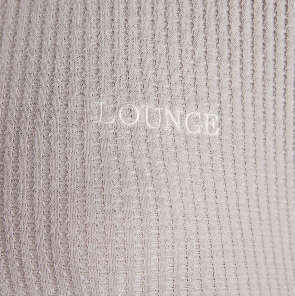 Soft Waffle Pajama Top - Frost