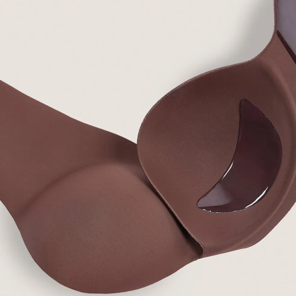 Stick-On Push-Up Bra - Mocha