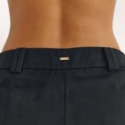 Suedette Shorts - Black