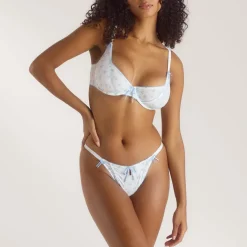 Summer Balcony Bra - Blue Floral