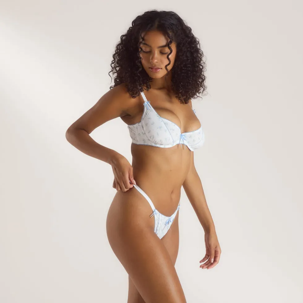 Summer Balcony Bra - Blue Floral