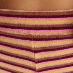 Sunstripe Towelling Shorts - Retro Stripe