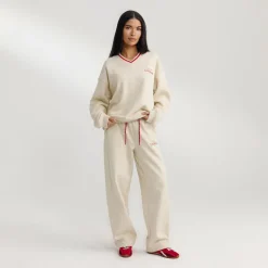 V-Neck Sweater - Oat Marl