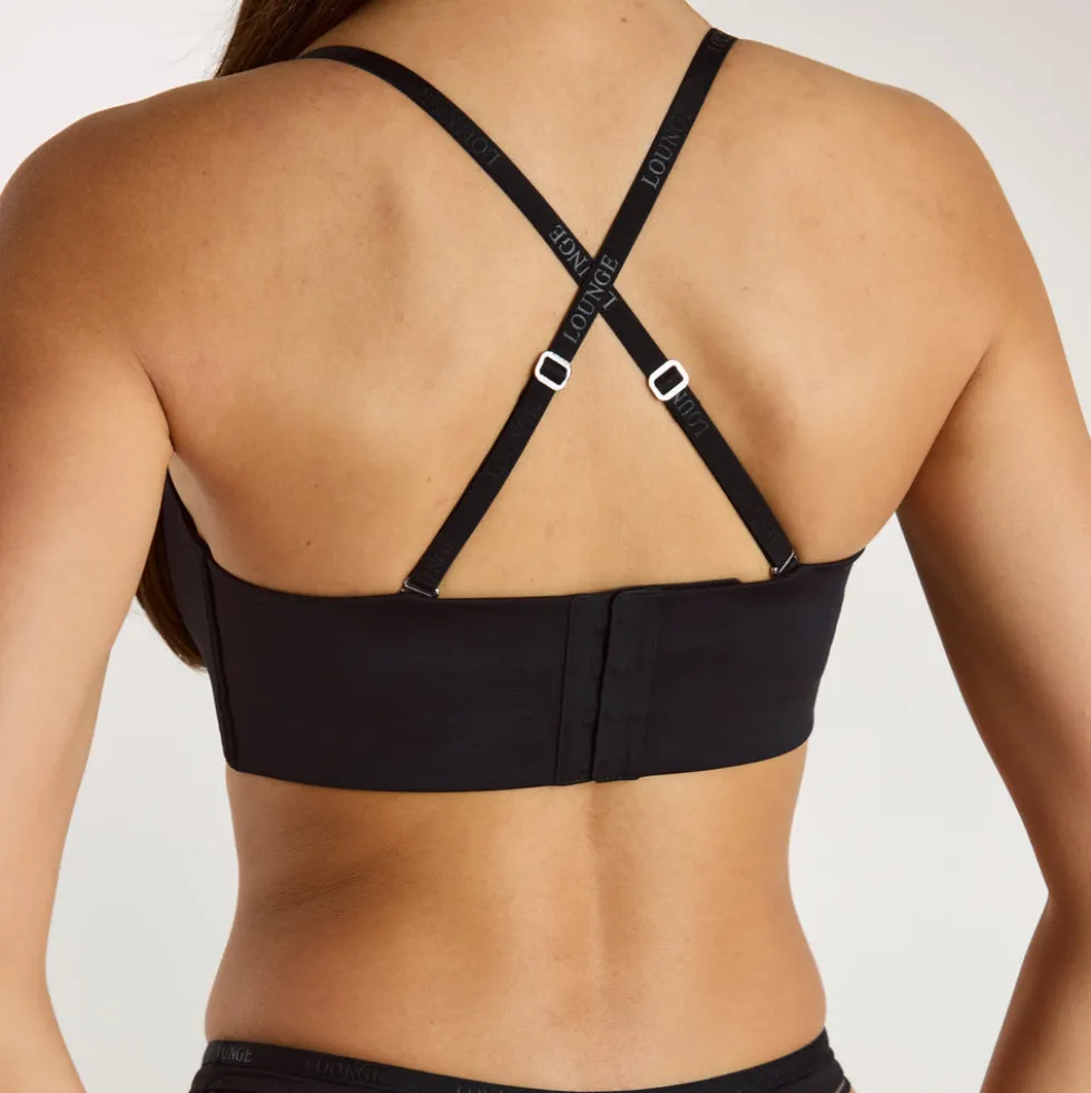 Wired Strapless Bra - Black