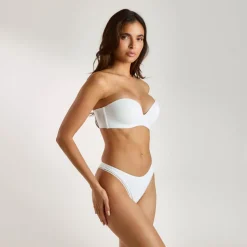 Wired Strapless Bra - White