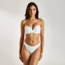 Wired Strapless Bra - White