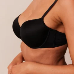 Your Everyday T-shirt Bra & Thong/Briefs Set - Black