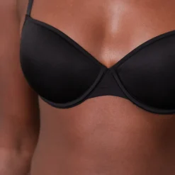 Your Everyday T-shirt Bra & Thong/Briefs Set - Black